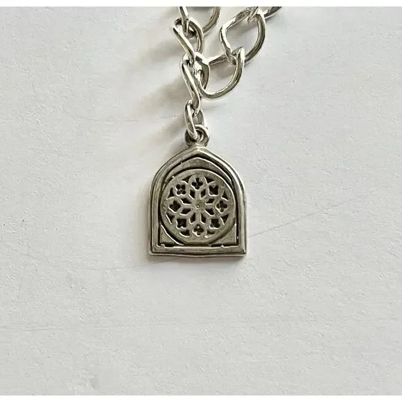 1960s 925 Sterling St. Thomas Aquinas Catholic School Dallas TX 4-Charm Bracelet - Picture 10 of 12